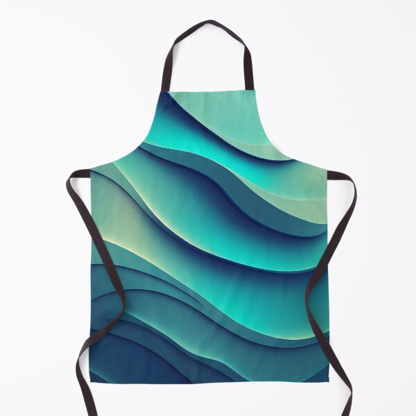 Item preview, Virid waves abstractive pattern designed and sold by AppleElf.