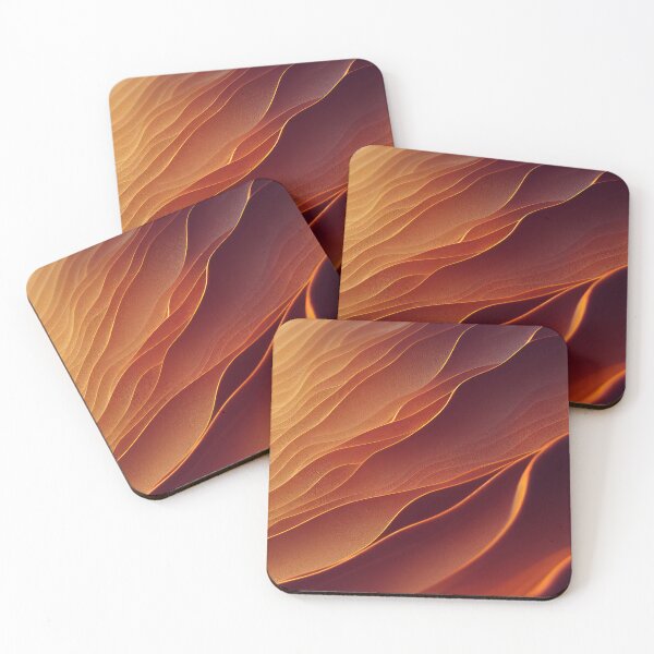 Item preview, Desert waves abstractive pattern designed and sold by AppleElf.