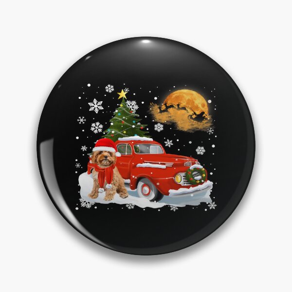 Item preview, Cavoodle Vintage Wagon Red Truck Christmas Tree Pajamas106 designed and sold by 2SCOM.