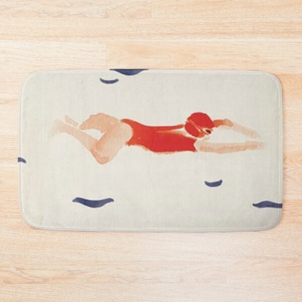 Item preview, CanvasSwimmer Exhibition Poster  designed and sold by contrarts75.