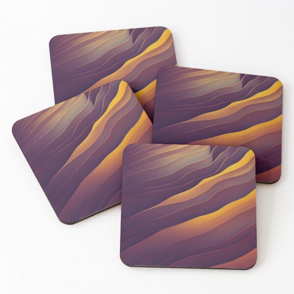 Item preview, Desert gradients abstractive pattern designed and sold by AppleElf.