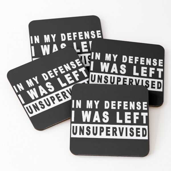 Item preview, Funny In My Defense I Was Left Unsupervised designed and sold by Anna Turner.