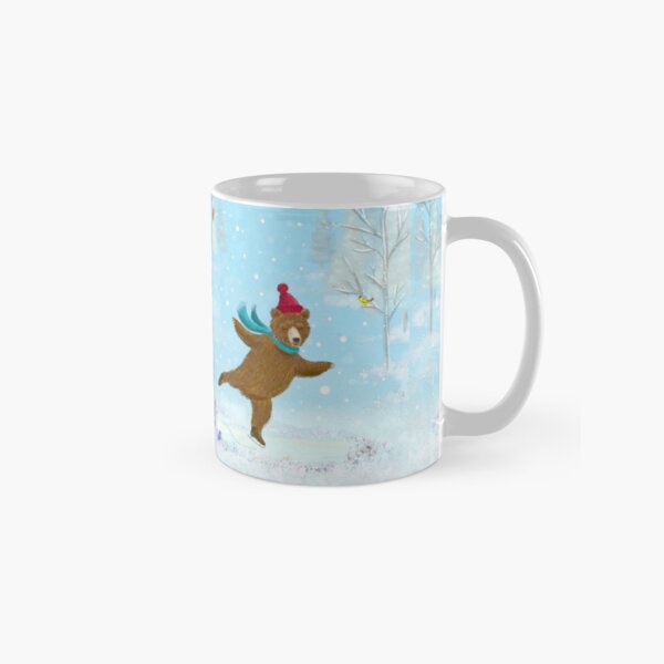 skating bear Classic Mug