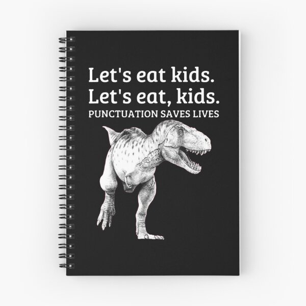 Item preview, Funny Let's Eat Kids Punctuation Saves Lives Grammar designed and sold by Anna Turner.