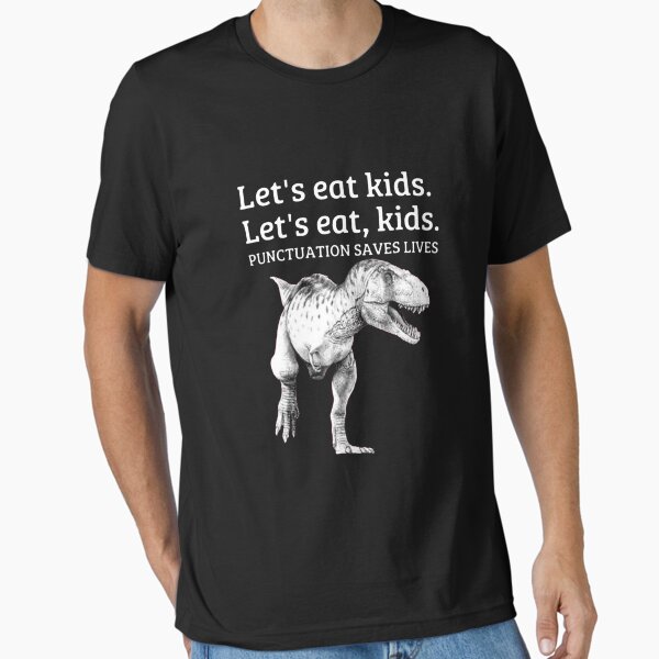 Item preview, Funny Let's Eat Kids Punctuation Saves Lives Grammar designed and sold by Anna Turner.