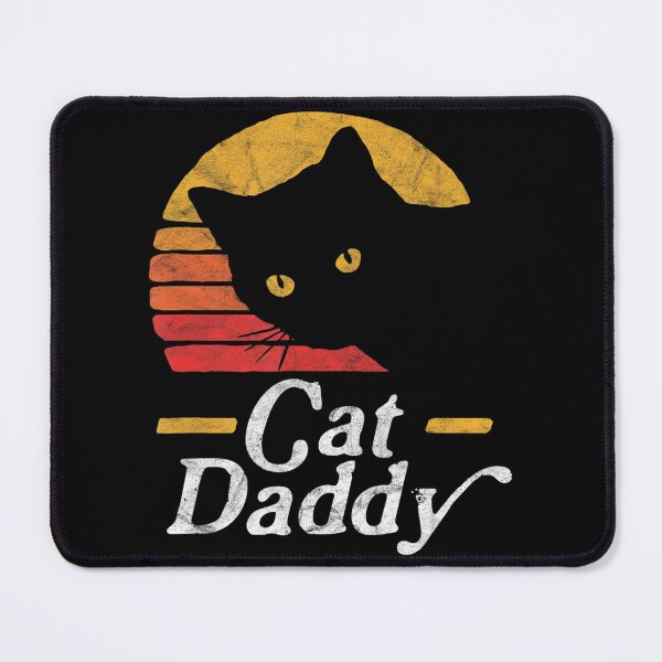 Item preview, Cat Daddy Vintage Eighties Style Cat Retro Distressed designed and sold by Anna Turner.