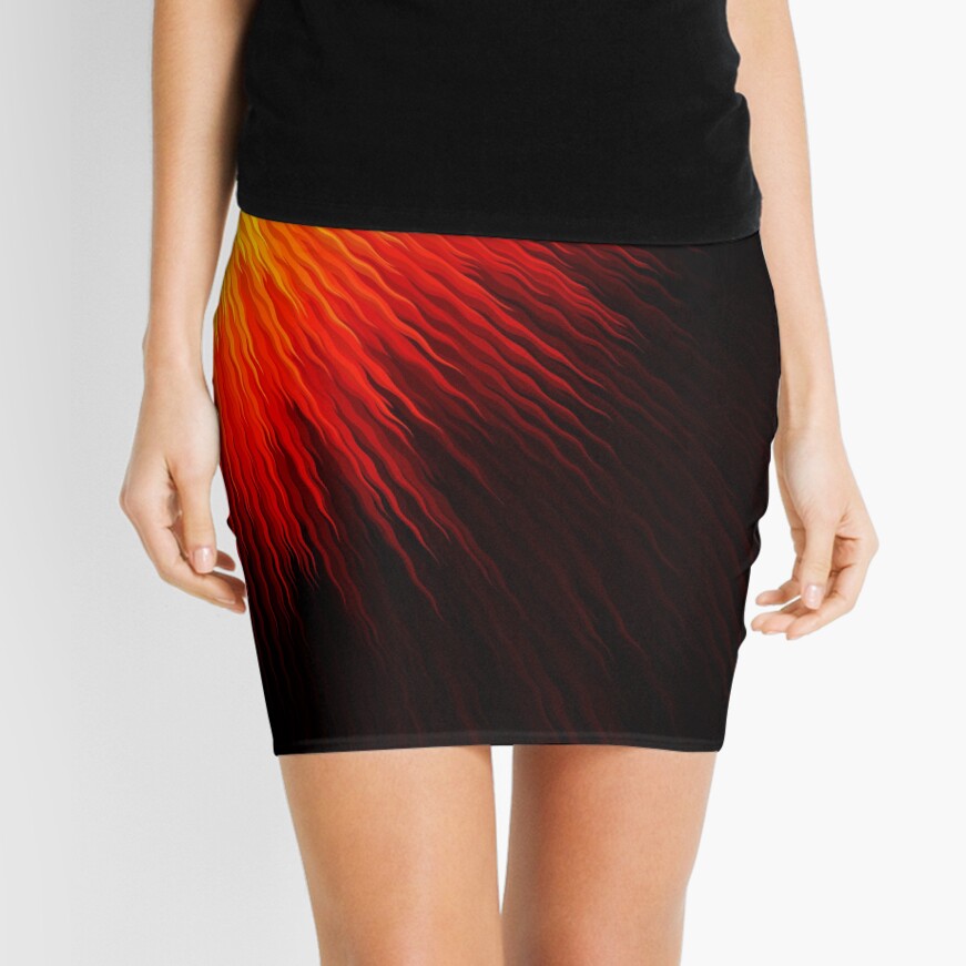 Fiery sun Mini Skirt