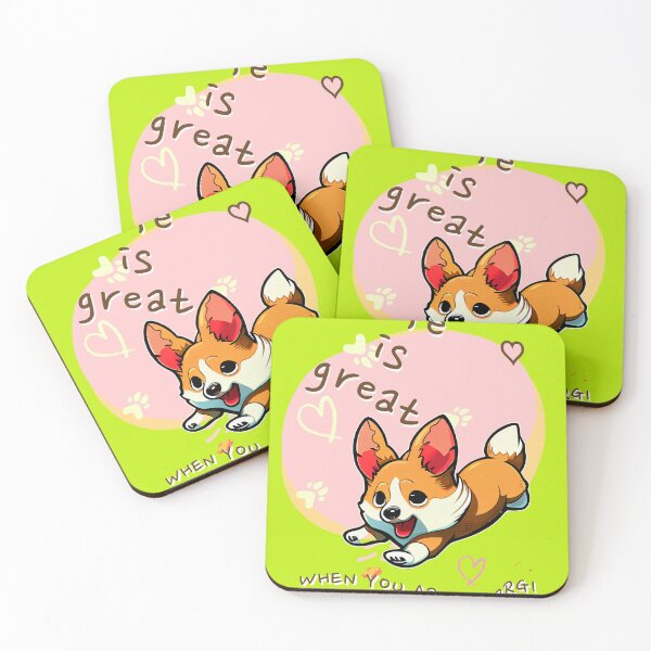 Item preview, LIFE IS GREAT WHEN YOU ARE A CORGI designed and sold by Aliveforfun.