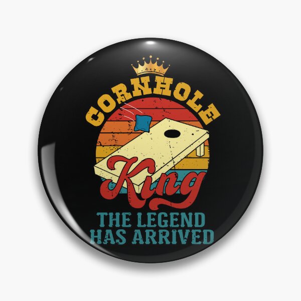 Artikelvorschau, Lustiges Cornhole King Design für Cornhole Lovers Papa Dad entworfen und verkauft von KennediWitting.