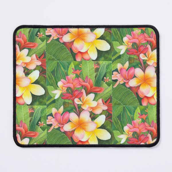 Item preview, Frangipani Plumeria Watercolour flowers designed and sold by artbymarielle.