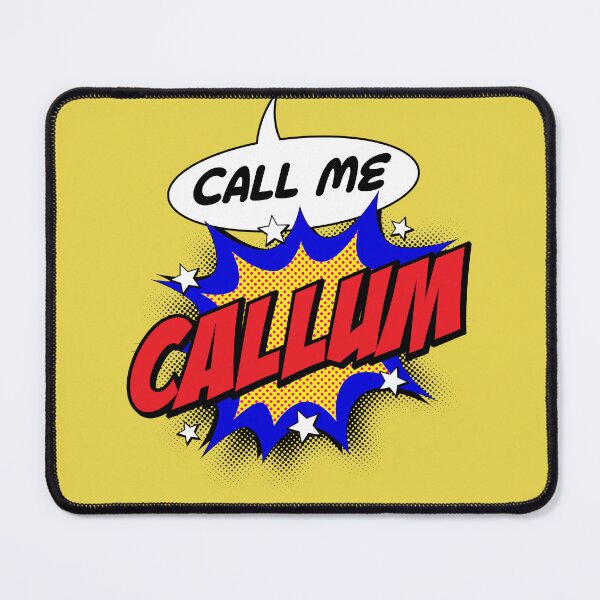 Item preview, Personalised Call Me Callum Pop Art Comic Design designed and sold by CandOCreative.