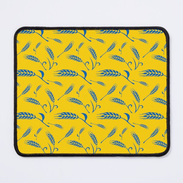 Item preview, Wheat ear in Ukrainian flag colors pattern designed and sold by CutieBlue.