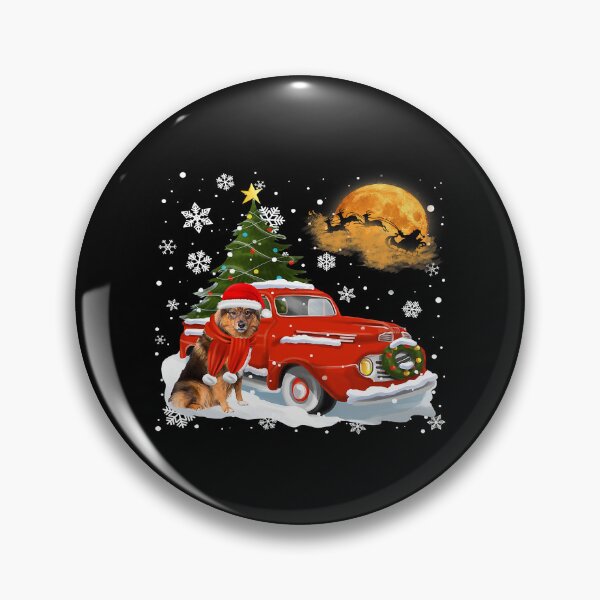 Item preview, Eurasier Vintage Wagon Red Truck Christmas Tree Pajamas89 designed and sold by Positiv3Arts.