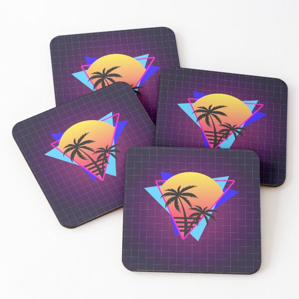 Item preview, Retro 80's Synthwave Summer Graphic designed and sold by artandroam.
