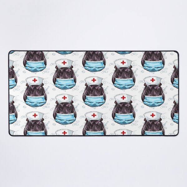 Item preview, Hippopotamus Nurse Practitioner RN Nursing School Graduation 579 designed and sold by Positiv3Arts.