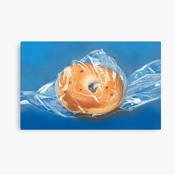 bagged bagel Canvas Print