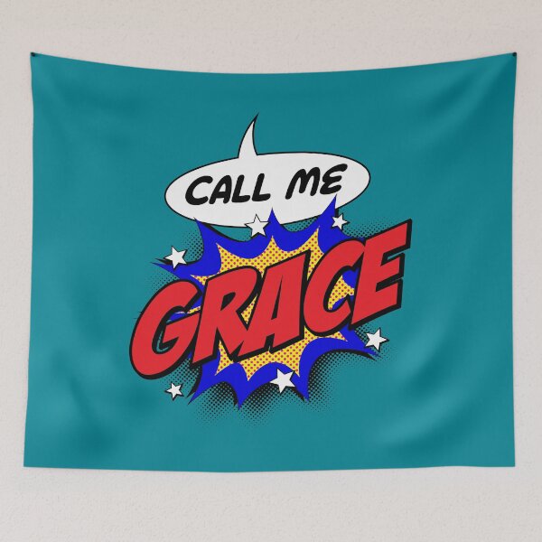 Item preview, Personalised Call Me Grace Pop Art Comic Design designed and sold by CandOCreative.