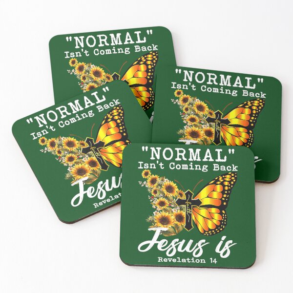 Item preview, Jesus Christian Normal Isnt Coming Back Jesus Is Christian Sunflower Women designed and sold by Positiv3Arts.