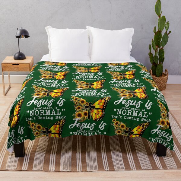 Item preview, Jesus Christian Normal Isnt Coming Back Jesus Is Christian Sunflower Women designed and sold by Positiv3Arts.