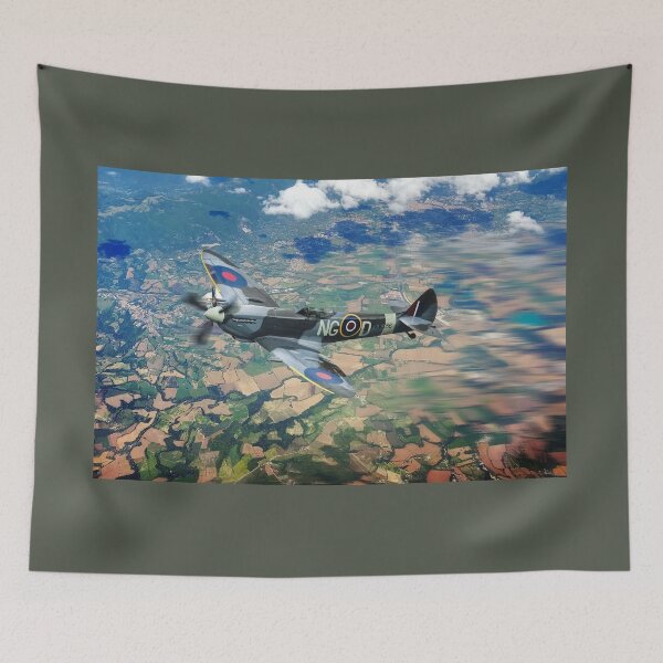 Item preview, Supermarine Spitfire Aerial designed and sold by Alisonchambers2.