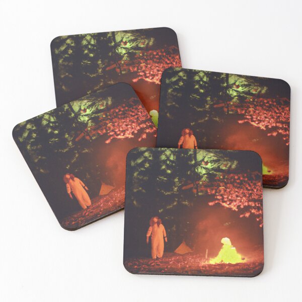 Item preview, Bonfire in the woods at night designed and sold by Bakesales.
