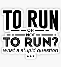 Runners Run Running Is Life Sticker