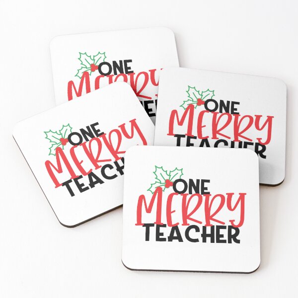 Item preview, Merry Teacher designed and sold by OrnamentallyYou.