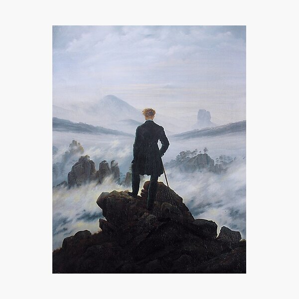 Item preview, Wanderer above the sea of fog  designed and sold by BestPaintings.