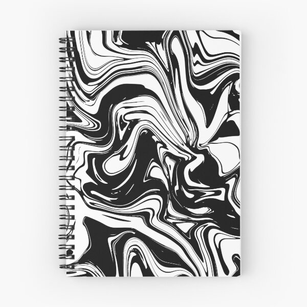 Item preview, Liquid Marble B&W 028 designed and sold by BlueLela.