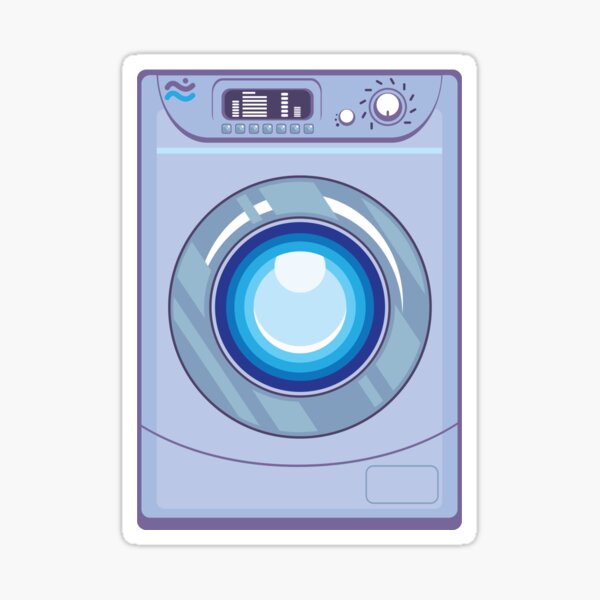 Washing Machine Sticker