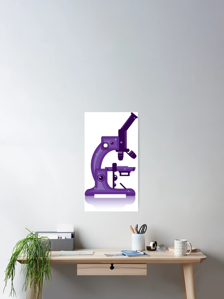 Thumbnail 2 of 3, Poster, Microscope designed and sold by vectorworks51.