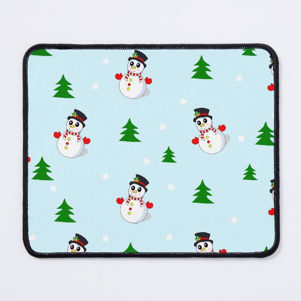 Item preview, Snowman, Christmas tree pattern designed and sold by Lush Brush & Line.