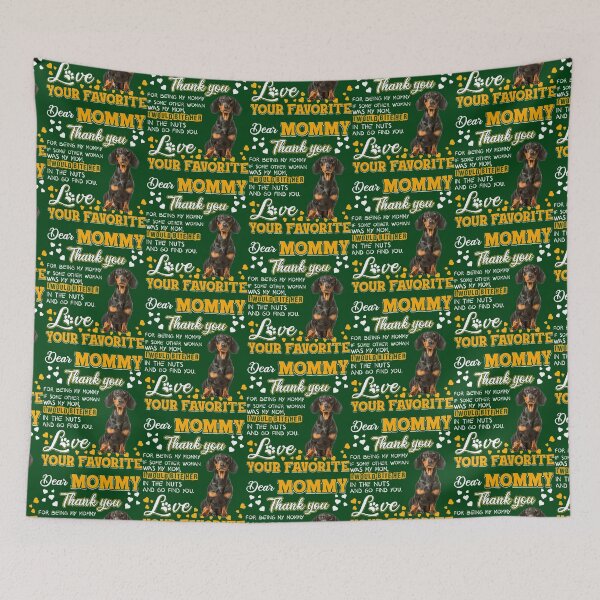 Item preview, Perro Dachshund Querida Mami Gracias Por Ser Mi Mami designed and sold by Studio12b.