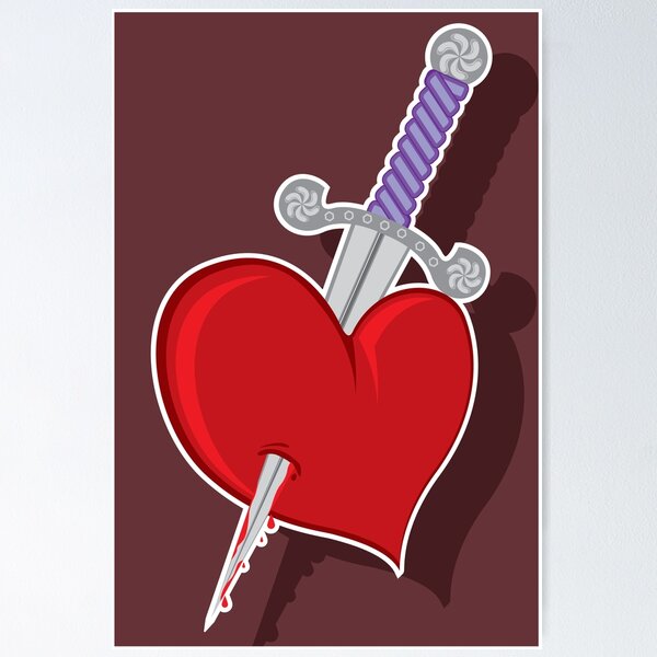 Item preview, Knife in Heart designed and sold by vectorworks51.