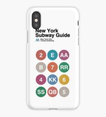 New York Subway Guide // White iPhone Case