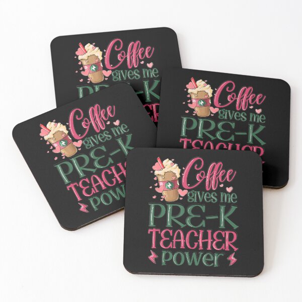 Item preview, Coffee Gives Me Pre K Teacher Power  designed and sold by DosuIsora.