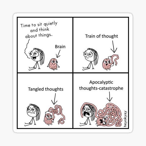Time To Think Sticker
