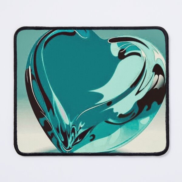 Item preview, Heart Shaped Blue Glass designed and sold by NengShop.