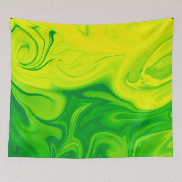 Item preview, Vibrant Green Yellow Liquid Art. Liquid Marble. Abstract Design. designed and sold by Jason123za.
