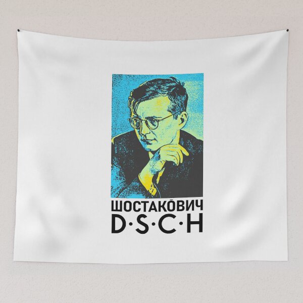 Item preview, Dimitri Shostakovich DSCH in blue designed and sold by Burruchet.