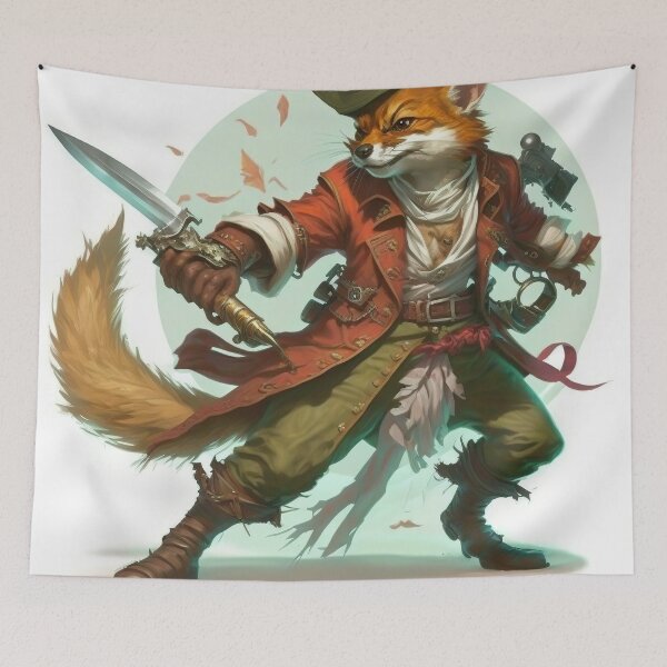 Item preview, fox pirate designed and sold by IA-Power.