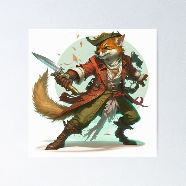 Item preview, fox pirate designed and sold by IA-Power.