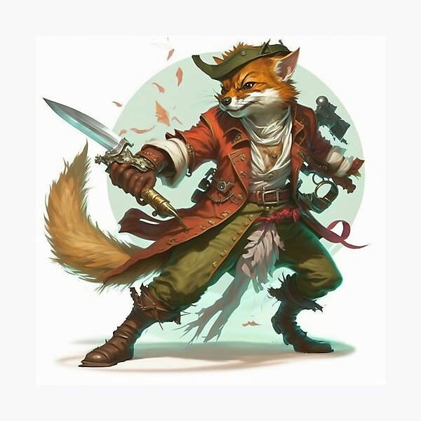 Item preview, fox pirate designed and sold by IA-Power.