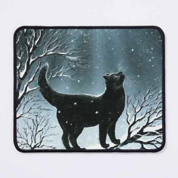 Item preview, Cat in Winter Forest designed and sold by Pavnud.