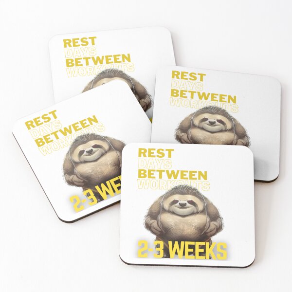 Item preview,  Gym sloth motivation funny quote designed and sold by OmStyleStudio.