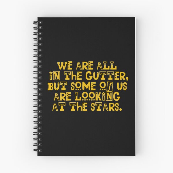 Item preview, We Are All In The Gutter But Some Of Us Are Looking At The Stars - Oscar Wilde Quotes designed and sold by JourneyCreative.