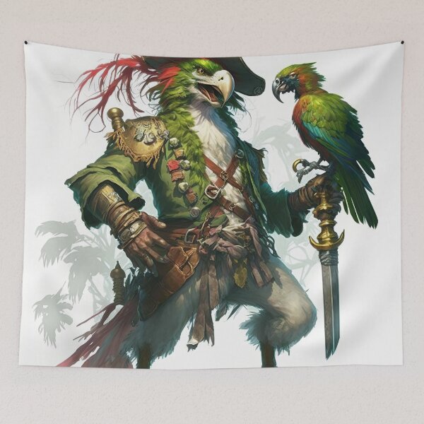 Item preview, green hawk pirate designed and sold by IA-Power.