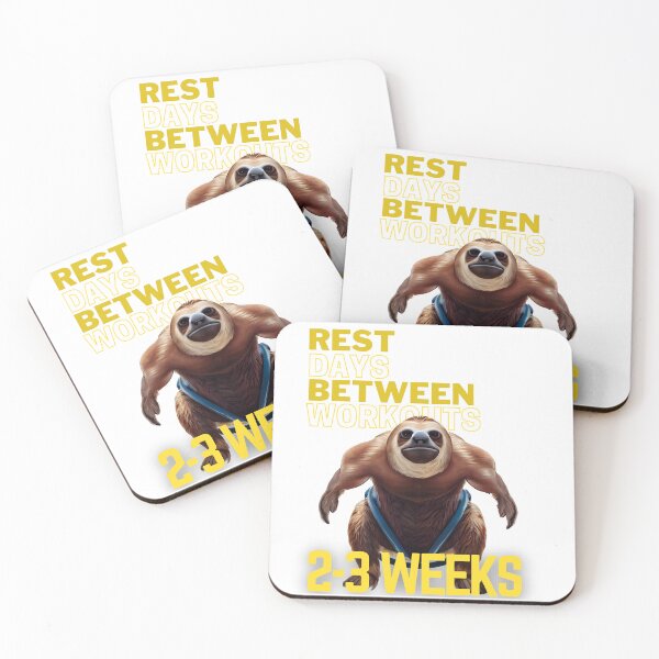 Item preview, Gym sloth motivation funny quote designed and sold by OmStyleStudio.