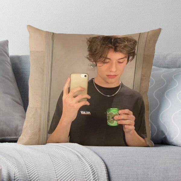 louis partridge collage Throw Pillow for Sale by delimetal