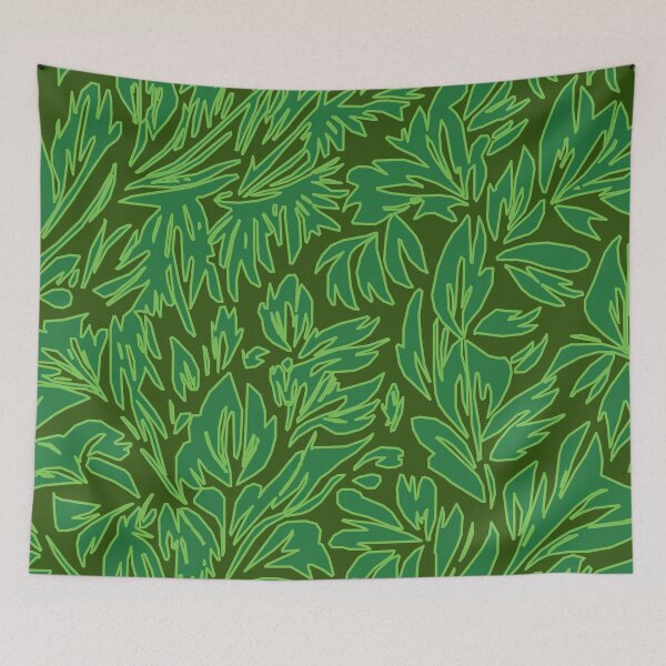 Item preview, Java, diseño geométrico en verde oliva, menta y salvia designed and sold by I-Desire.